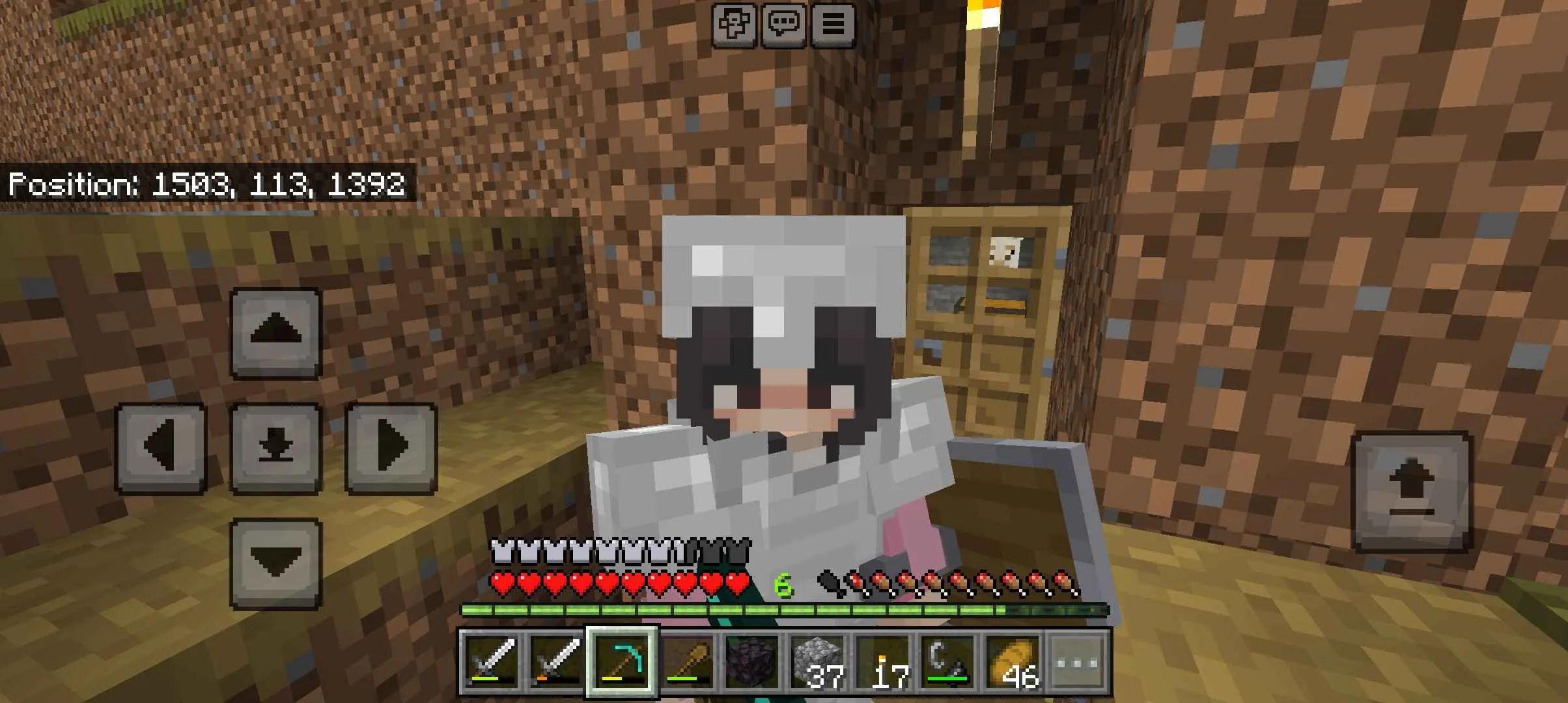 YEZ gumana yung link portal...may way na ako para maka balik sa spawn! [yes may portal na spawn...nasa kave nga lang ] (kanino man tong base nato hello)