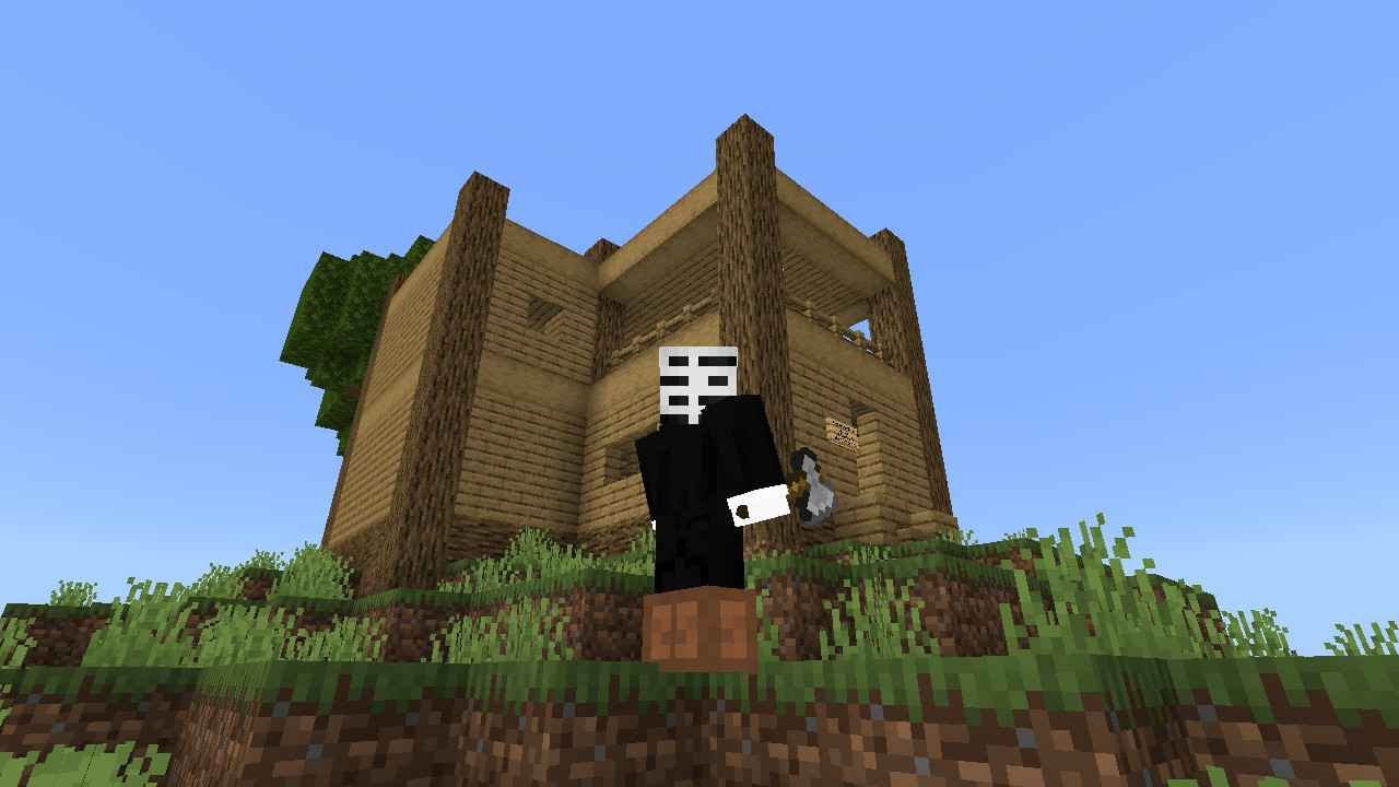 Bye my abandoned house 🏡 Whoever find this house, use it well ❤️‍🩹 Till I teleported by Deleted User Who build this farmland and this wind mill is beautiful, it build like in god mode but it's awesome to build this in survival