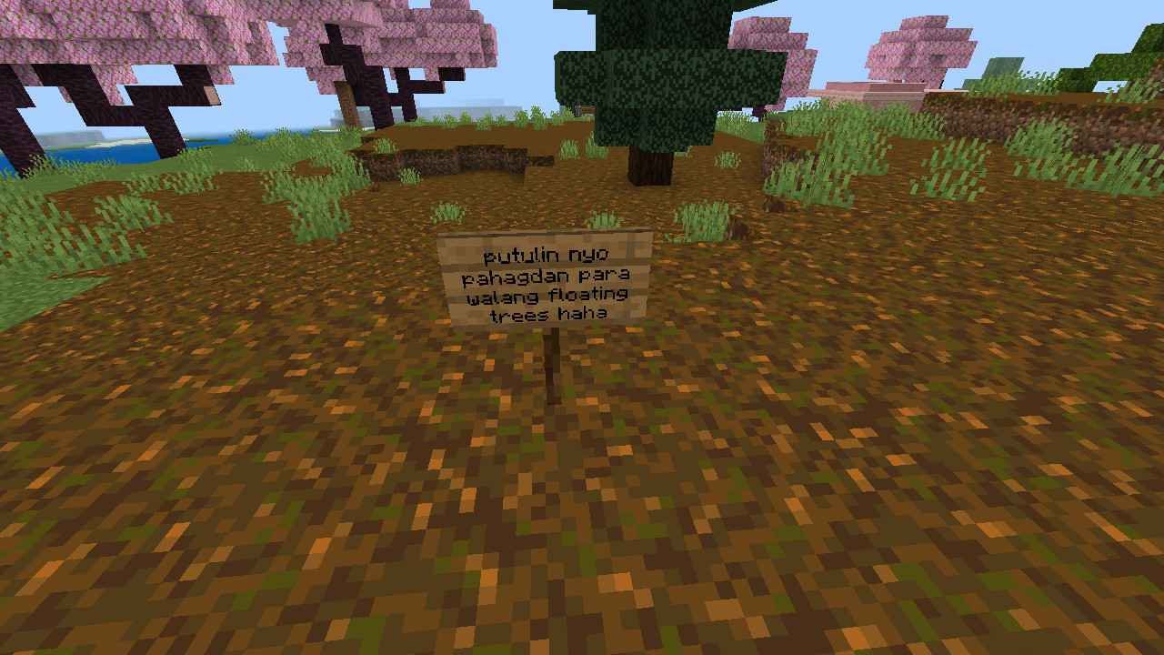 Floating trees has been resolved
It's been a while since I see these trees floating that is bothers me. But plz keep that in mind don't plant a huge trees if you can't cut them off...
