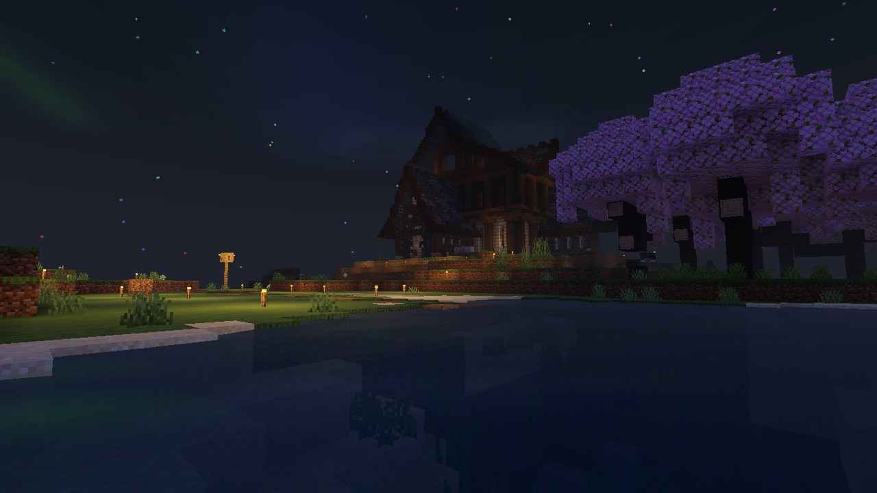 ##  Having A Wonderful Night 
 The Colourful Aurora Illuminates The Sky 
 Pack Name:  NewBe Legacy