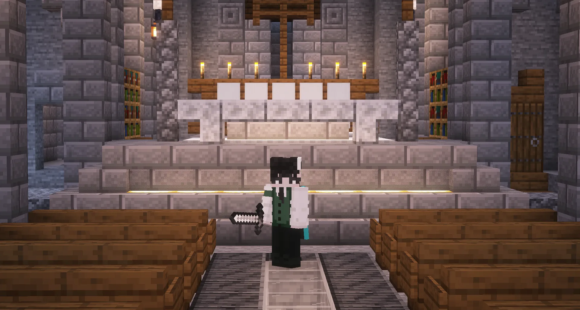 Church built by > Kunin mo na ba yung Priest na role Ares?