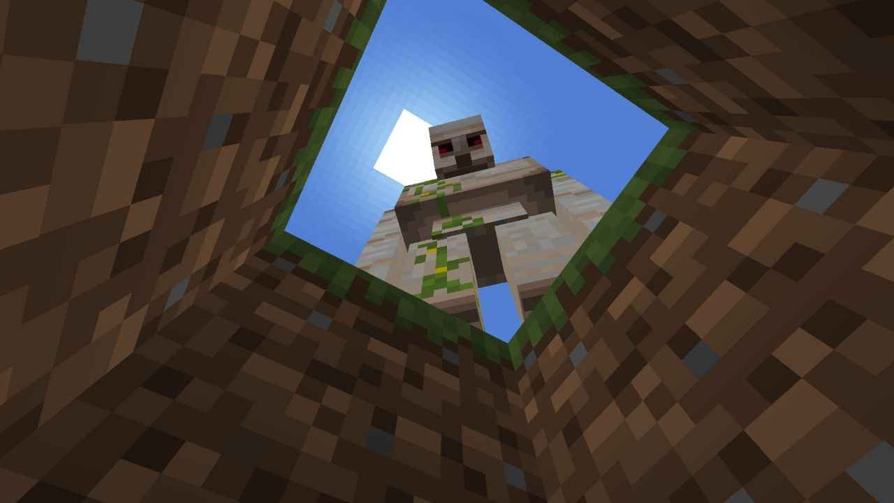 the golem was like watcha doin there champ? 🗿