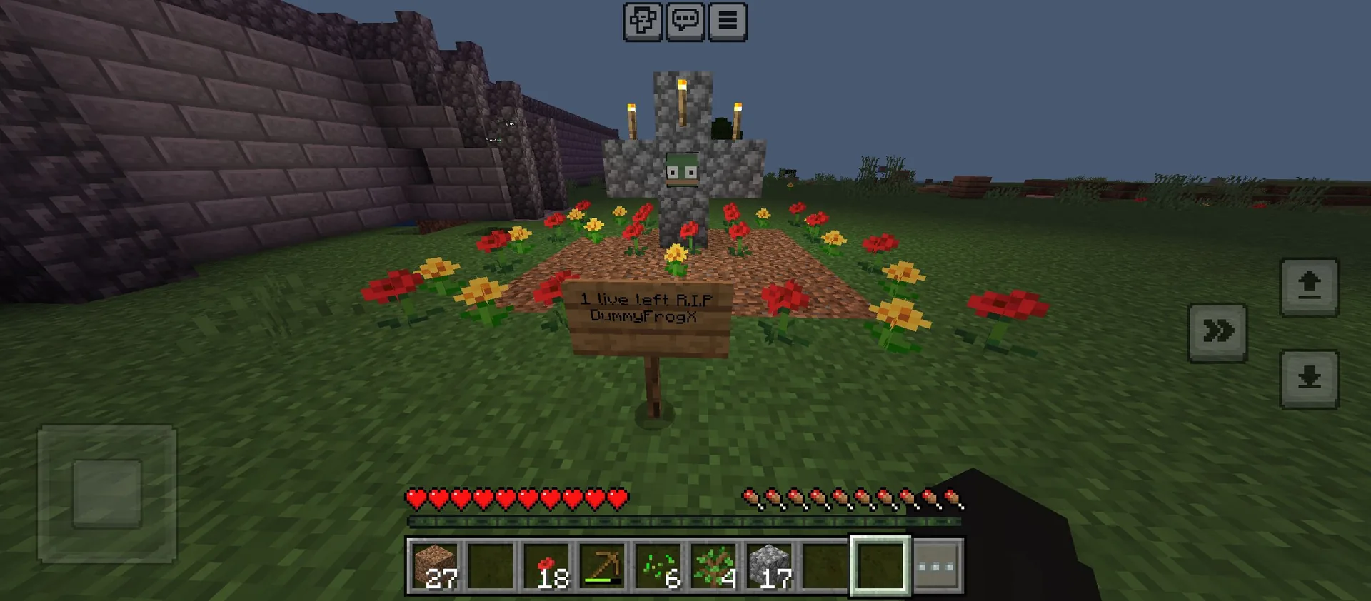 Pay your respect's Now at the spawn