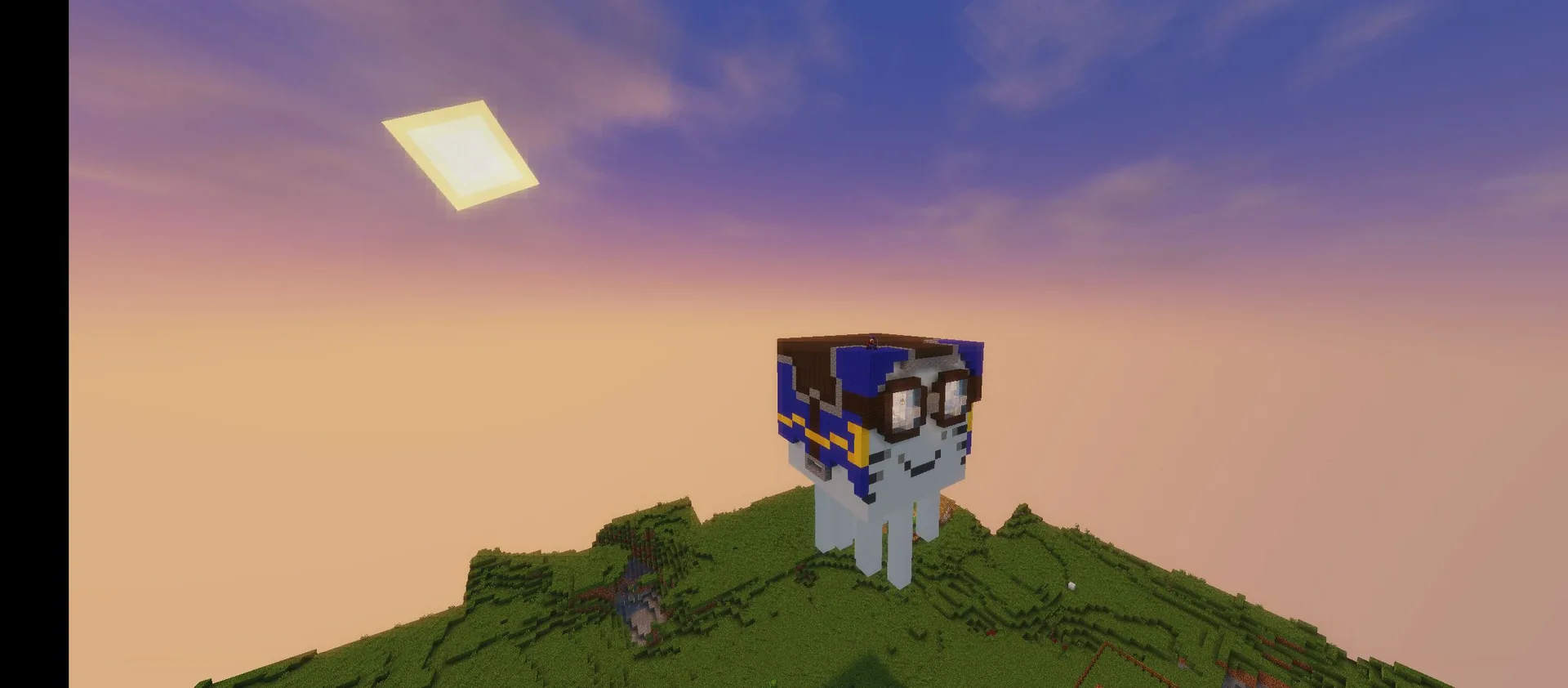 Happy ghast in server