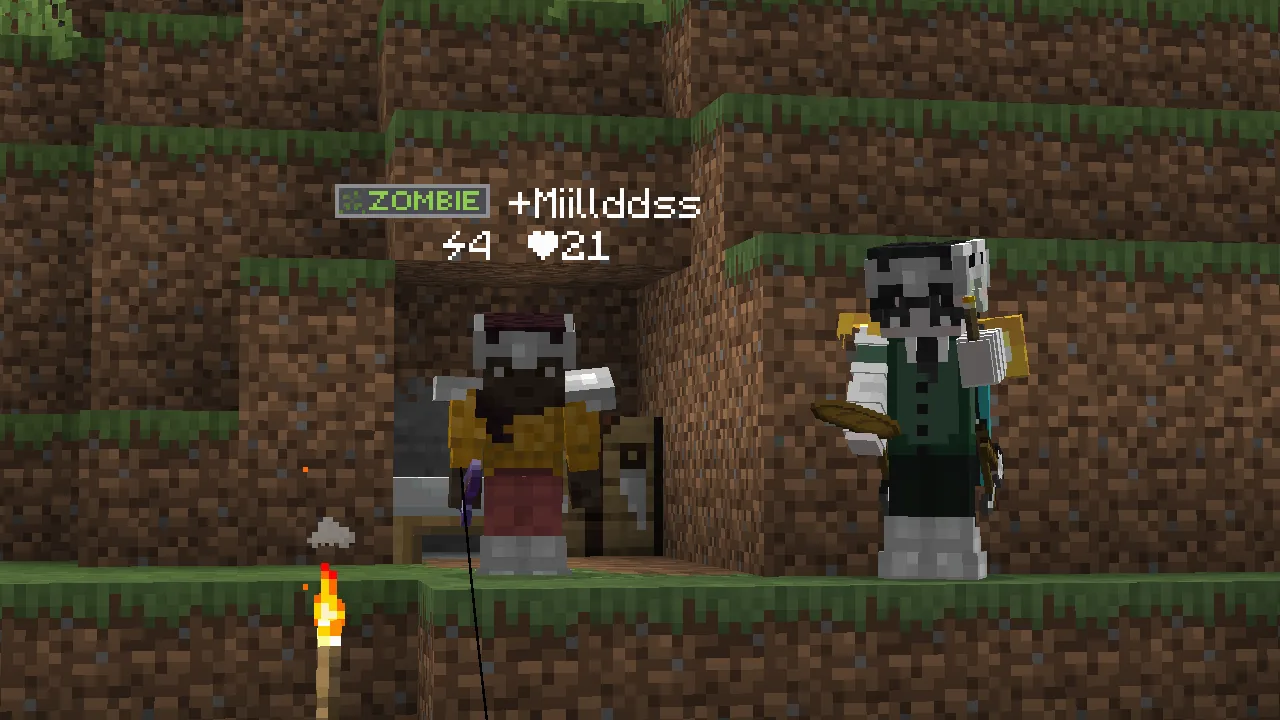 Nangingisda na si @Miillddss sa Minecraft @Lexszzz.