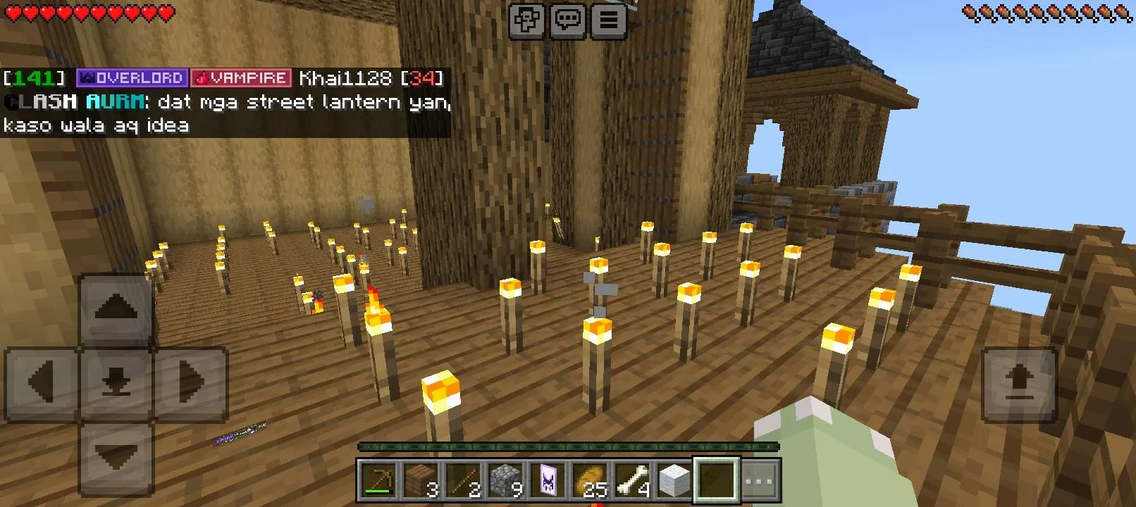 "pano makaka design walang torch sa loob mag nag spawn na creeper lagyan mo maraming torch " maraming salamat perds @Uuwishi__ #naolliwanag