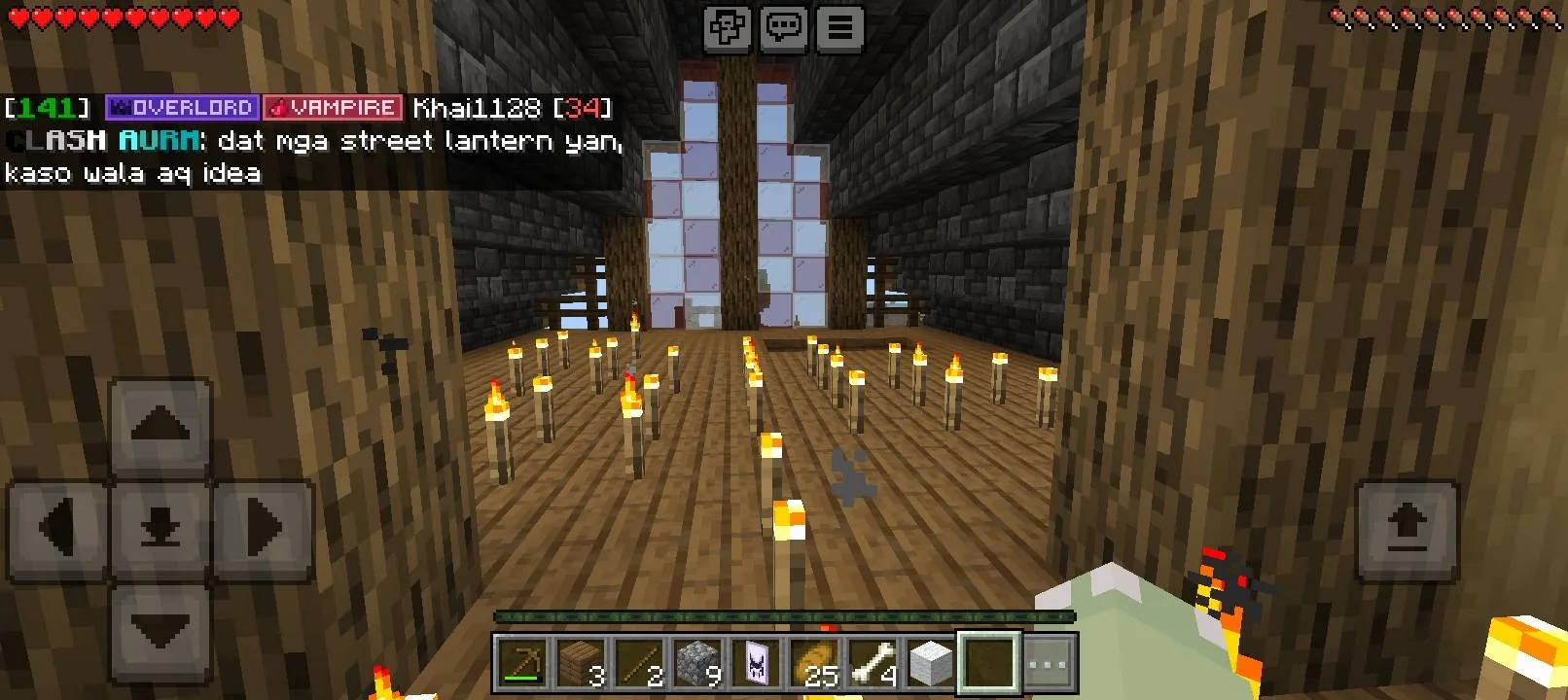 "pano makaka design walang torch sa loob mag nag spawn na creeper lagyan mo maraming torch " maraming salamat perds @Uuwishi__ #naolliwanag