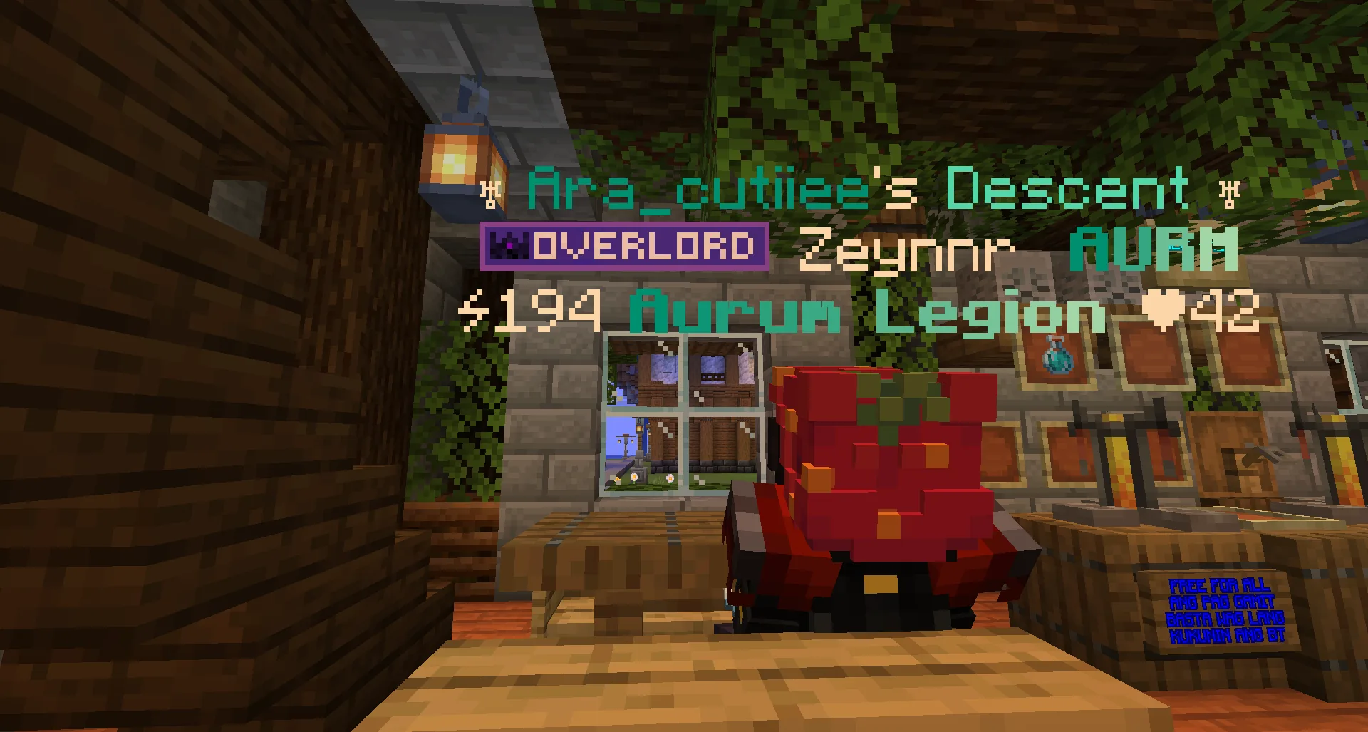 Parang kanina pa to, Paragon ba gina grind neto? Nag minecraft para tumunganga sa labas ng bintana. Lakas ng trip @Zeynnr Tsaka bat' may AURA sa loob, nakatago sa lamesa.