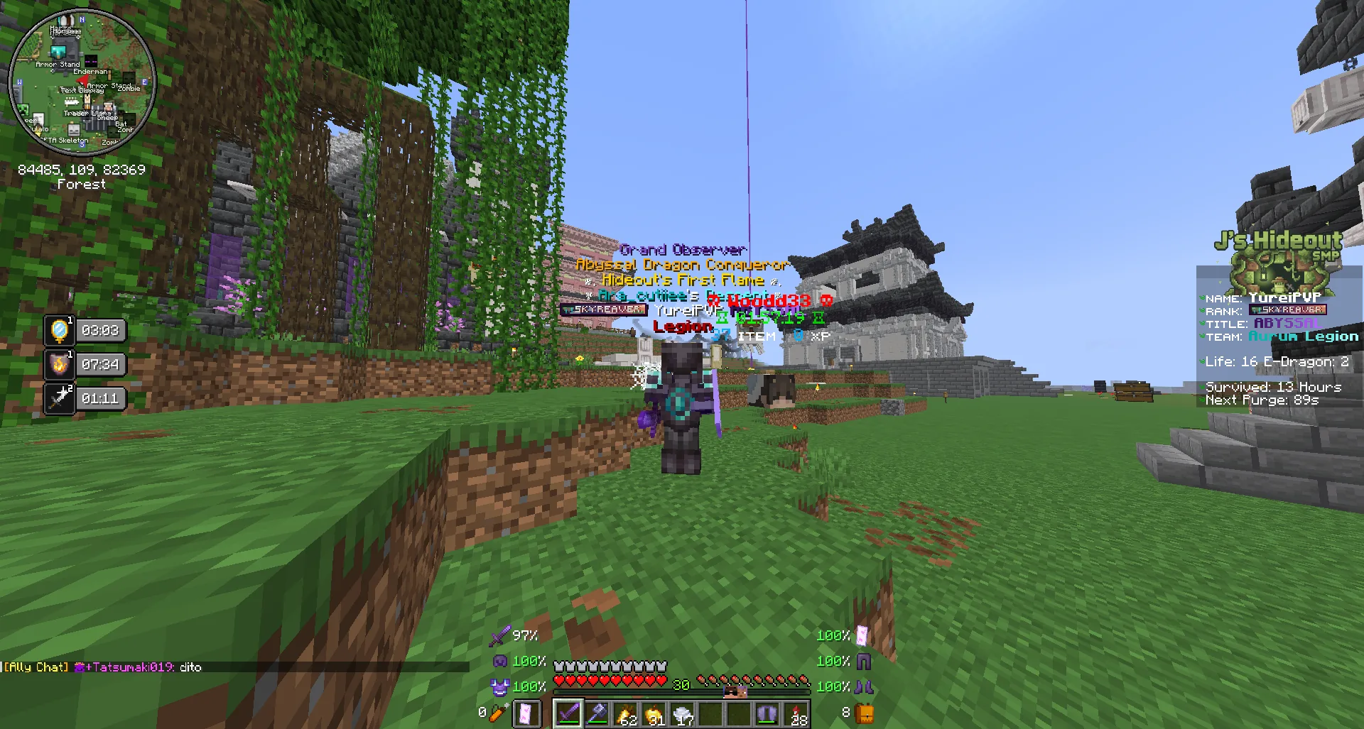 GGS last day raid on temporary server