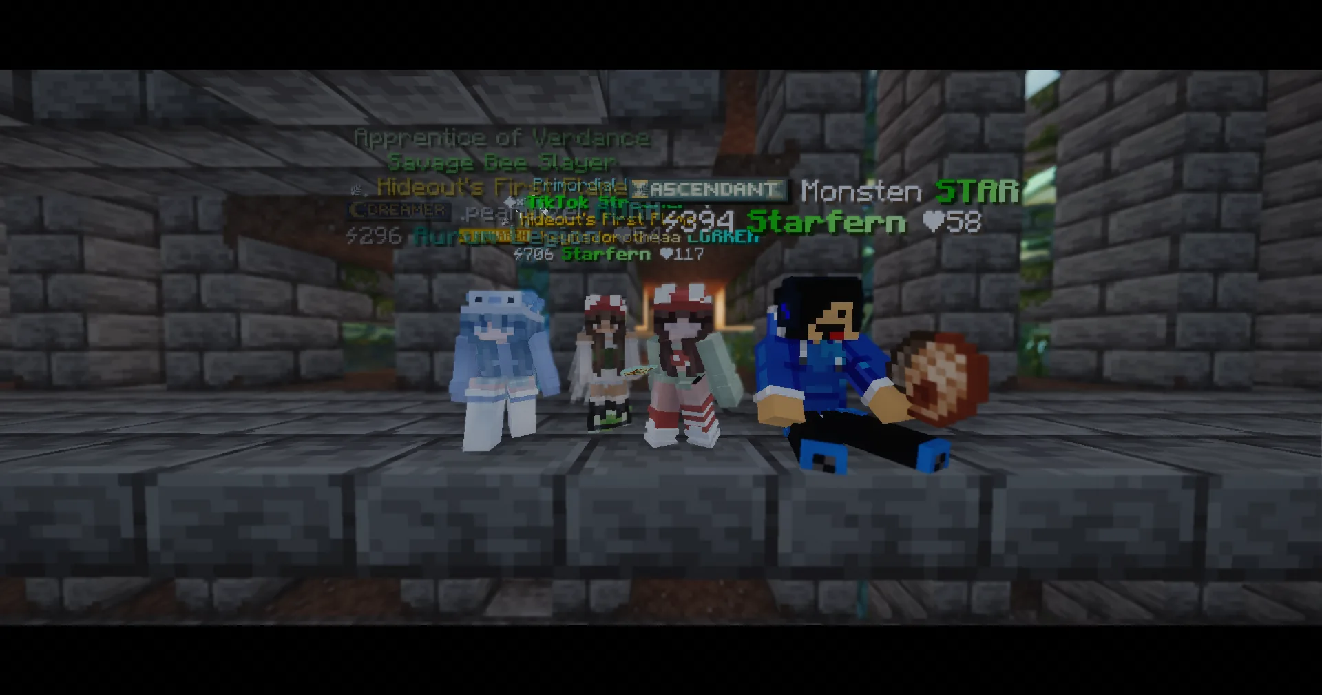 Triplets with ender dragon @peanutzel @christian020305 @Monsten